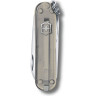 Нож-брелок Victorinox Classic SD 0.6223.T31G, серый